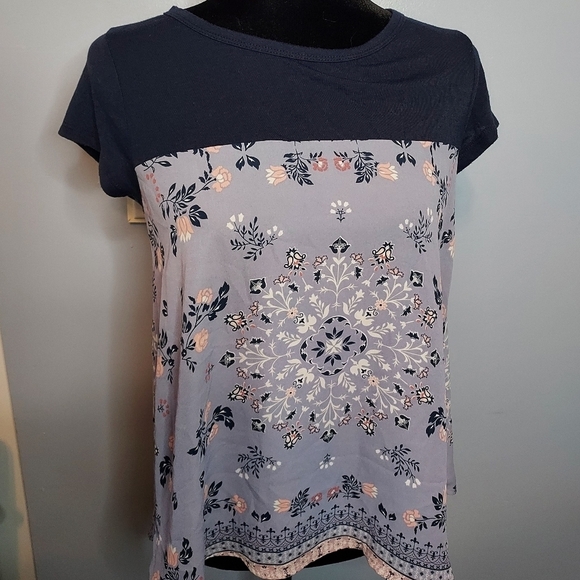 Rewind Purple Floral High-Low Juniors Size Medium Juniors - Picture 1 of 9